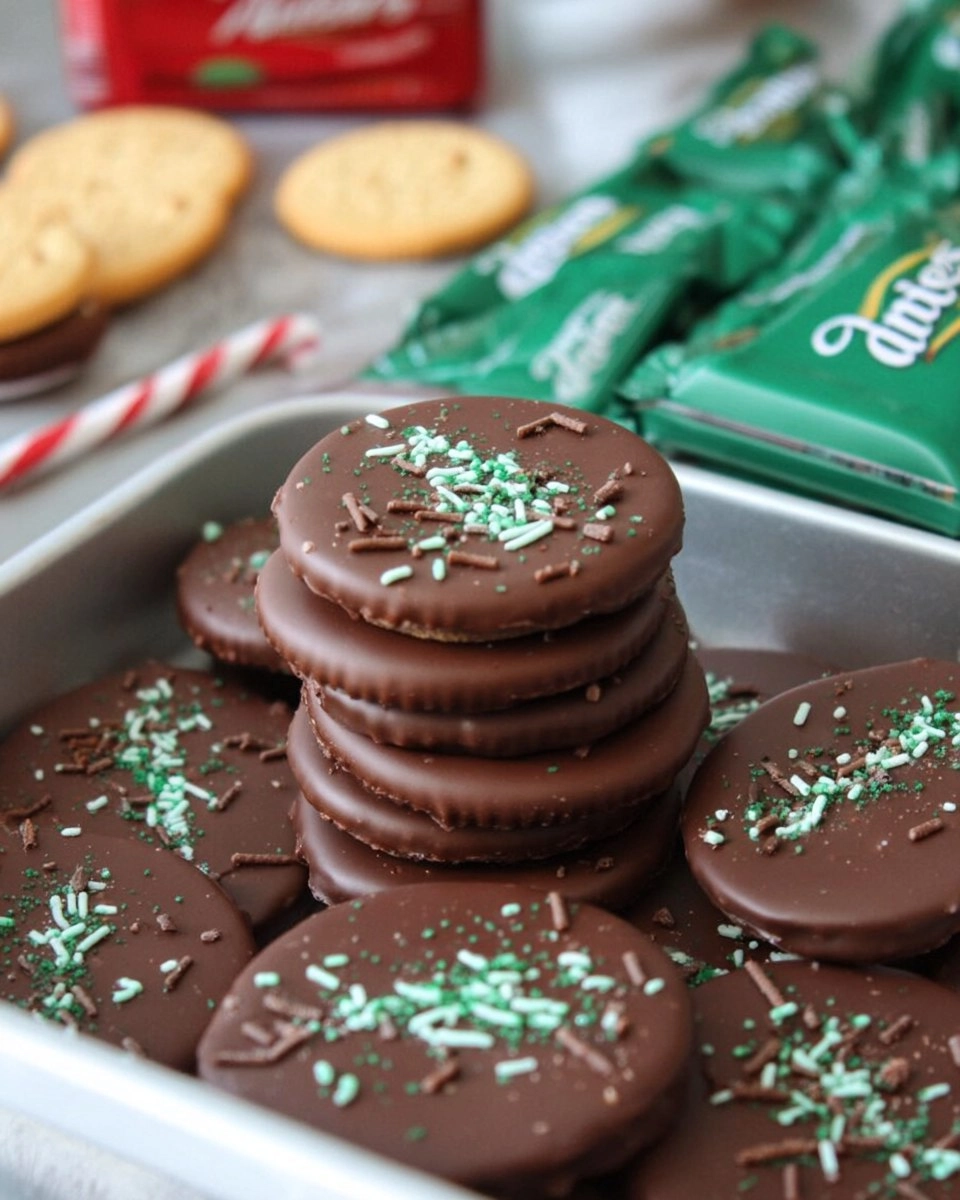 Andes Mint Ritz Cookies