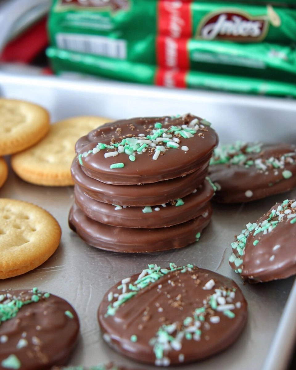 Andes Mint Ritz Cookies