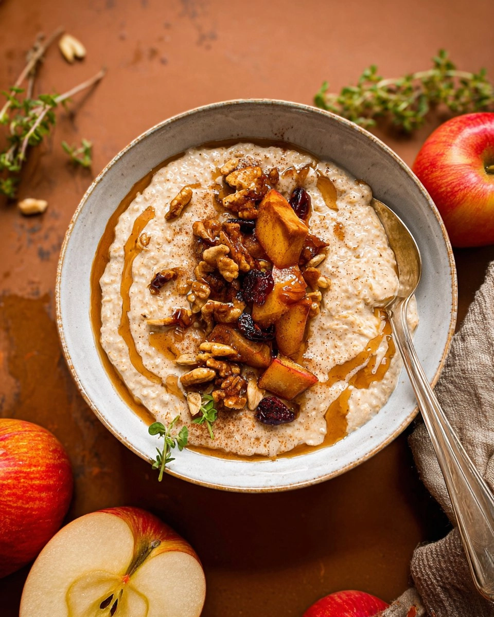 Apple Cinnamon Oatmeal Porridge