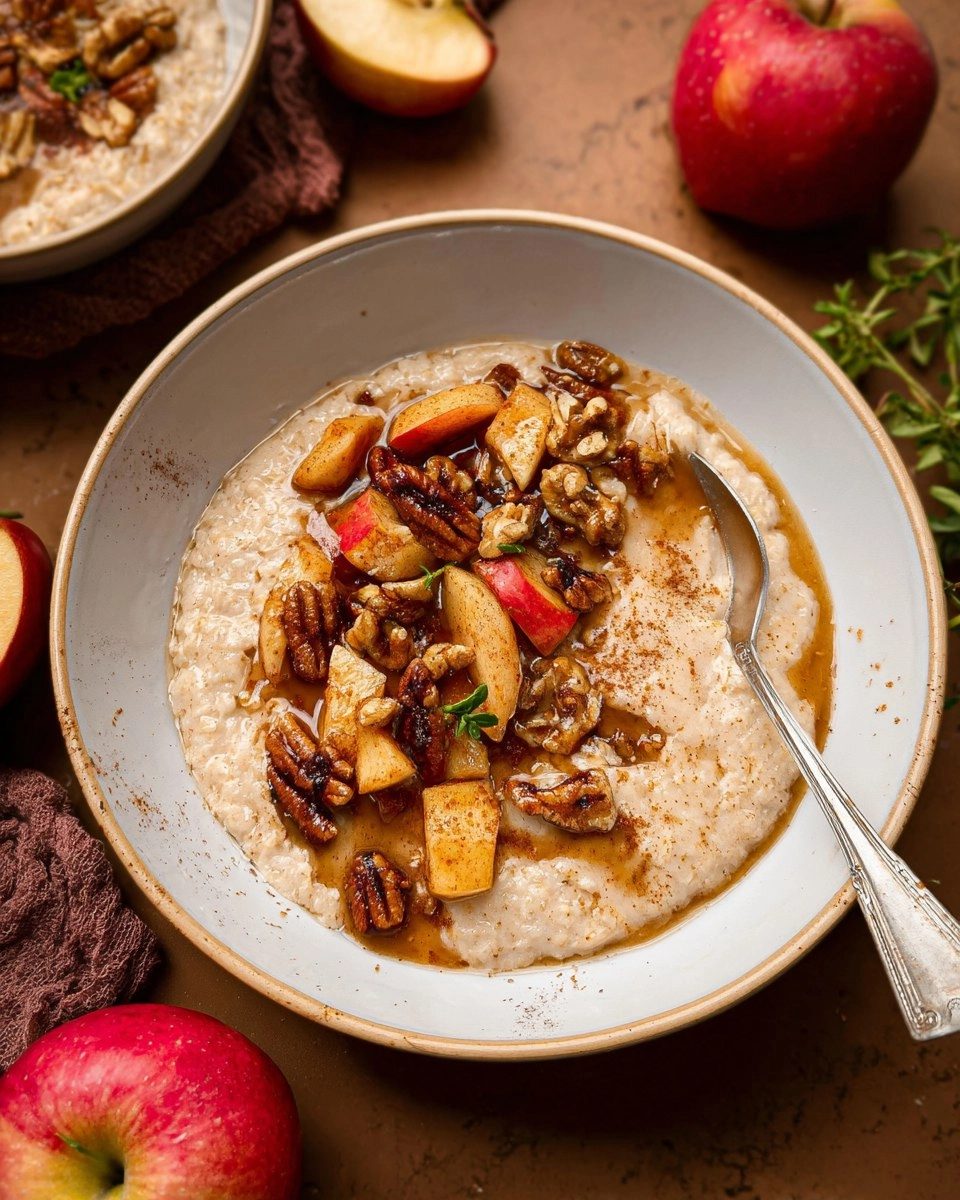 Apple Cinnamon Oatmeal Porridge