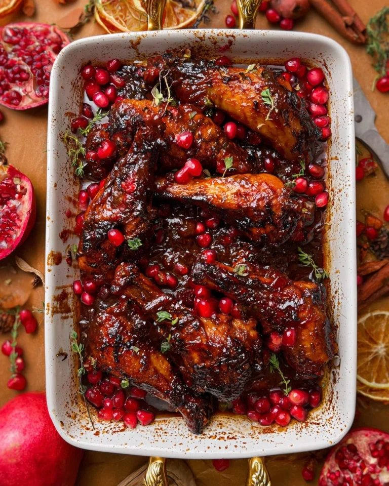 Baked-Cranberry-Pomegranate-Turkey-Wings-Recipe