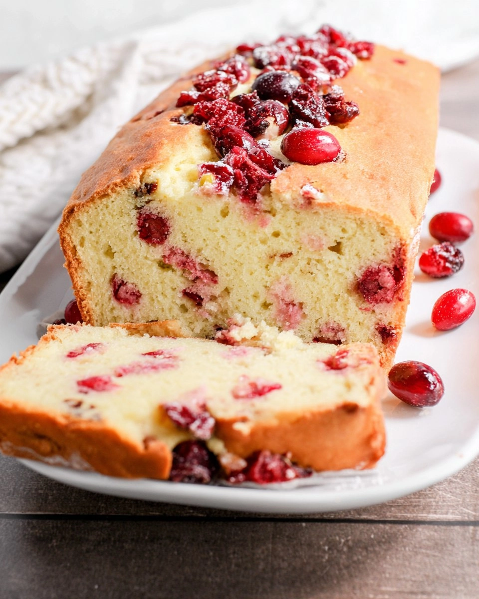 Bakery-Style Cranberry Cream Cheese Bread