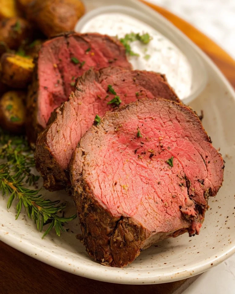 Best-Smoked-Beef-Tenderloin-with-Creamy-Horseradish-Sauce-Recipe