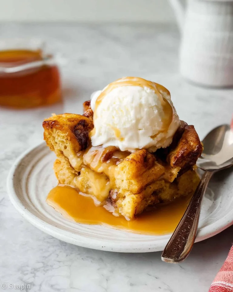 Bread-Pudding-with-Butter-Rum-Sauce-Recipe