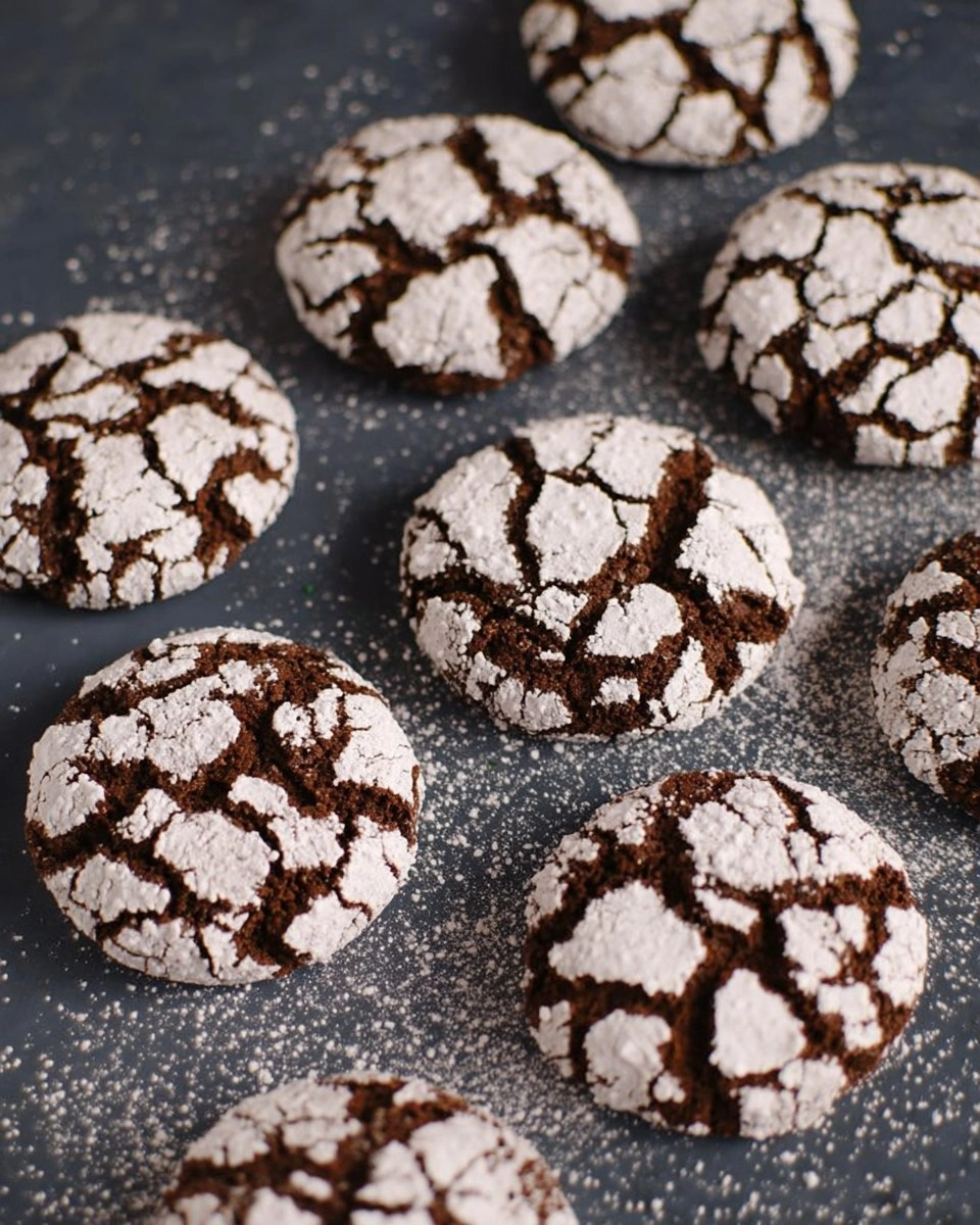 Chocolate Crinkle Cookies