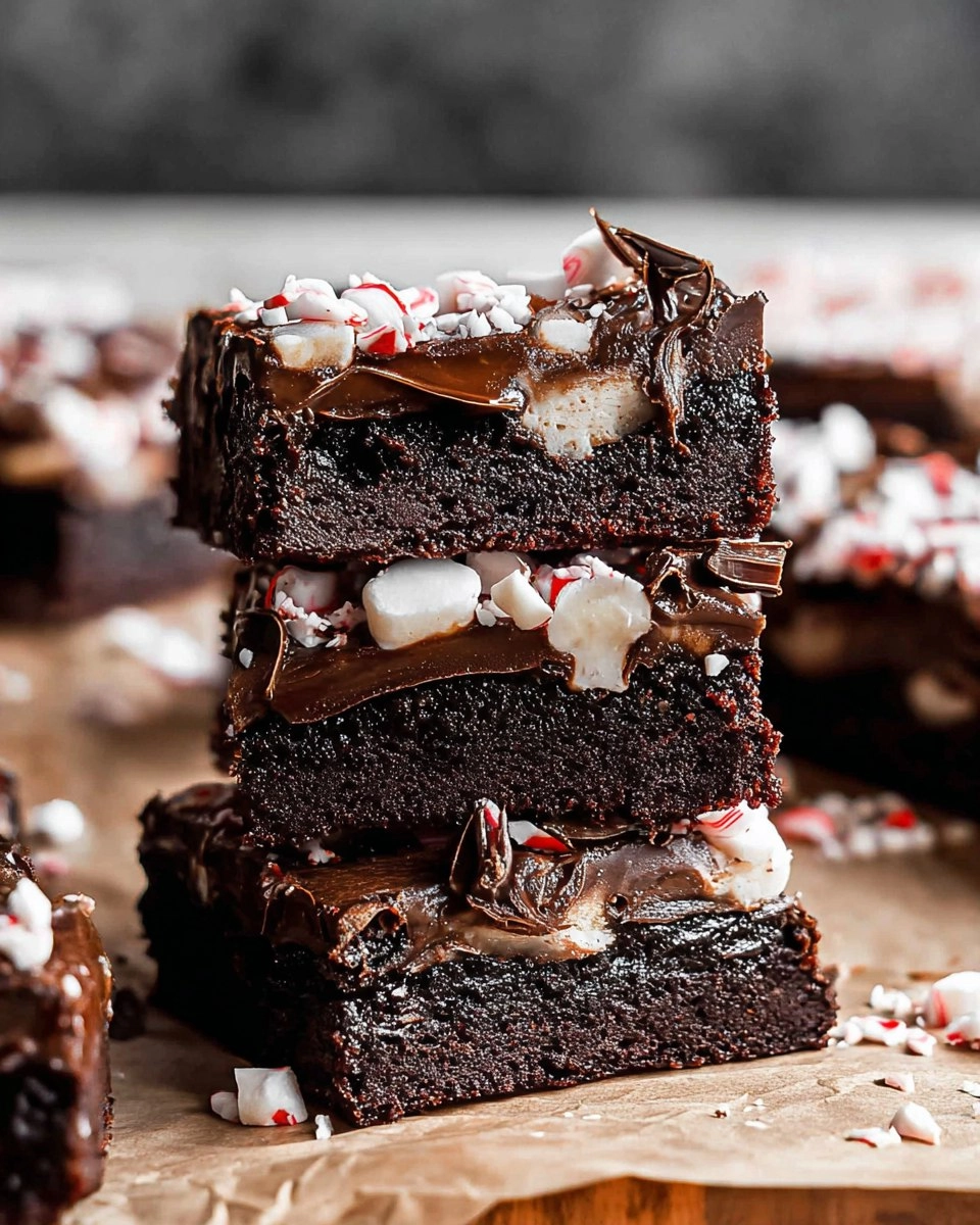 Chocolate Peppermint Brownies 128 Chocolate Peppermint Brownies