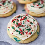 Christmas-Cake-Batter-Cookies-Recipe