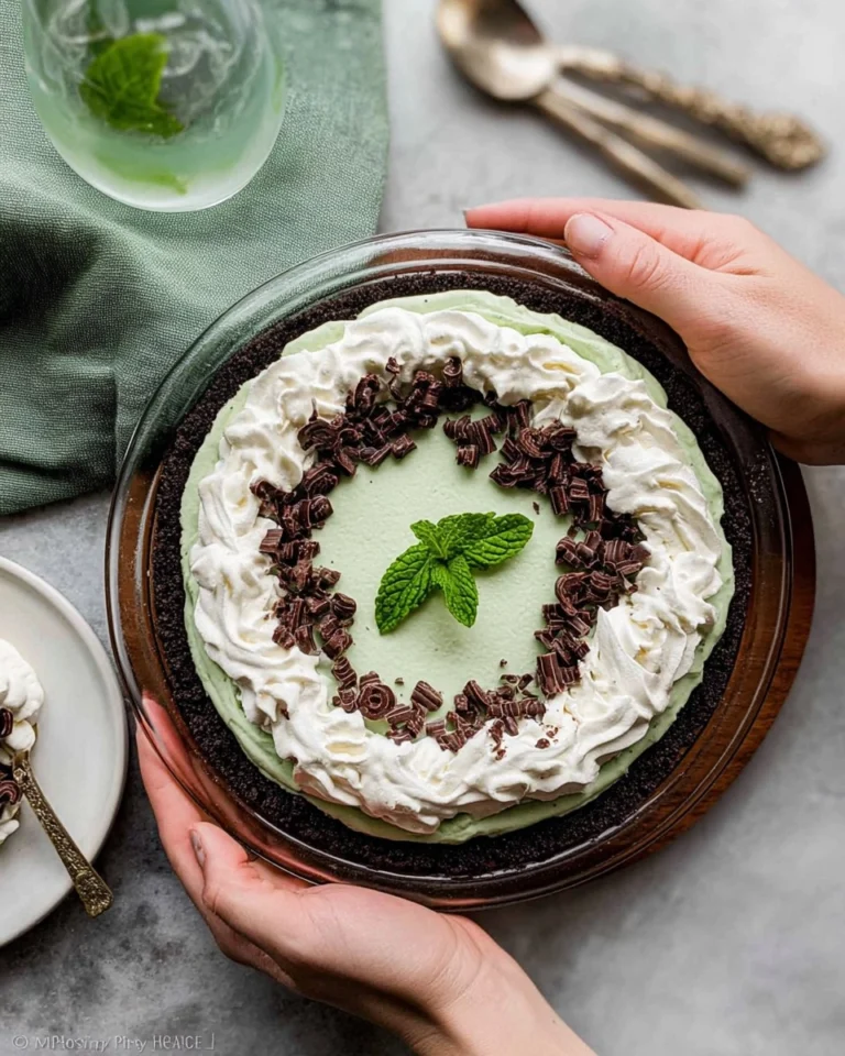 Creme-de-Menthe-Pie-Mint-Chocolate-Recipe
