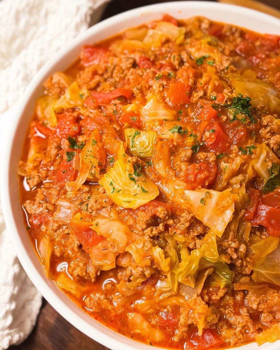 Crockpot Cabbage Roll Soup