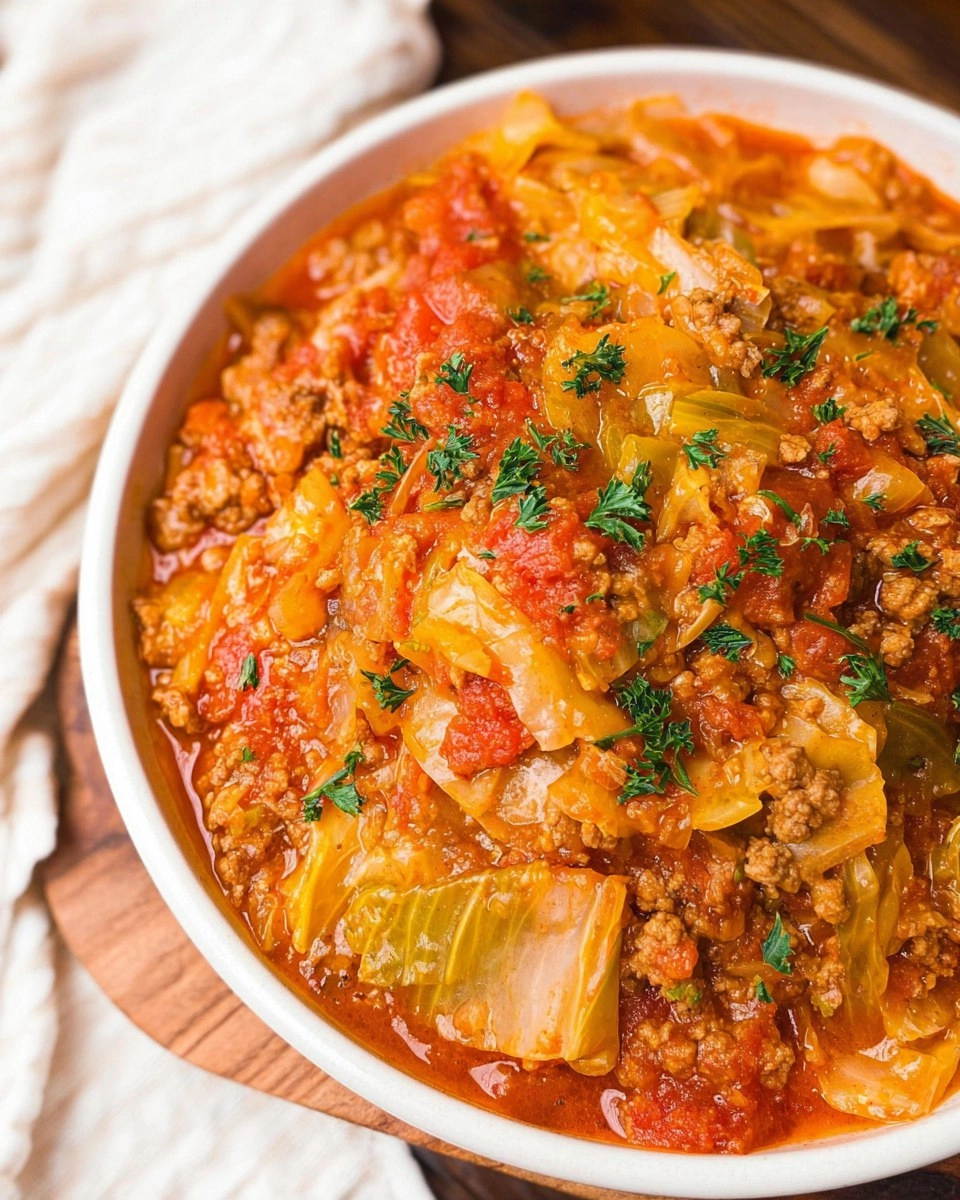 Crockpot Cabbage Roll Soup