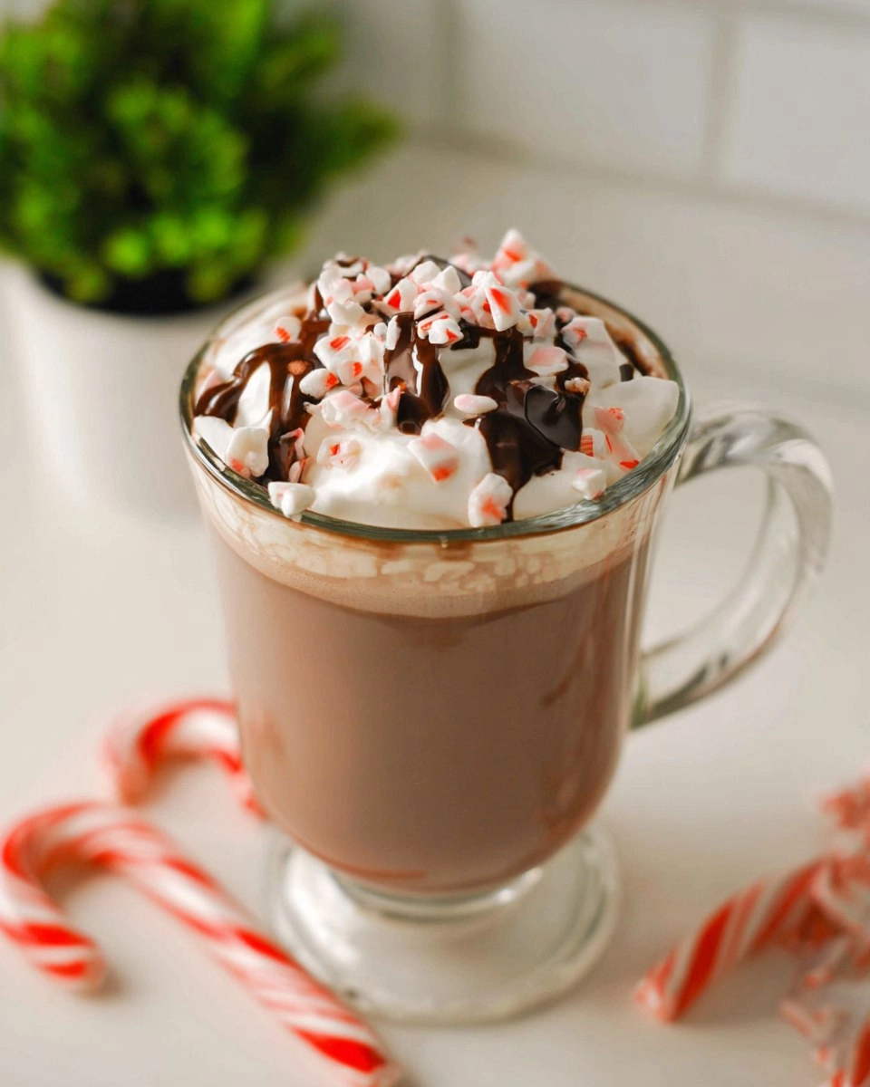 Crockpot Peppermint Hot Chocolate