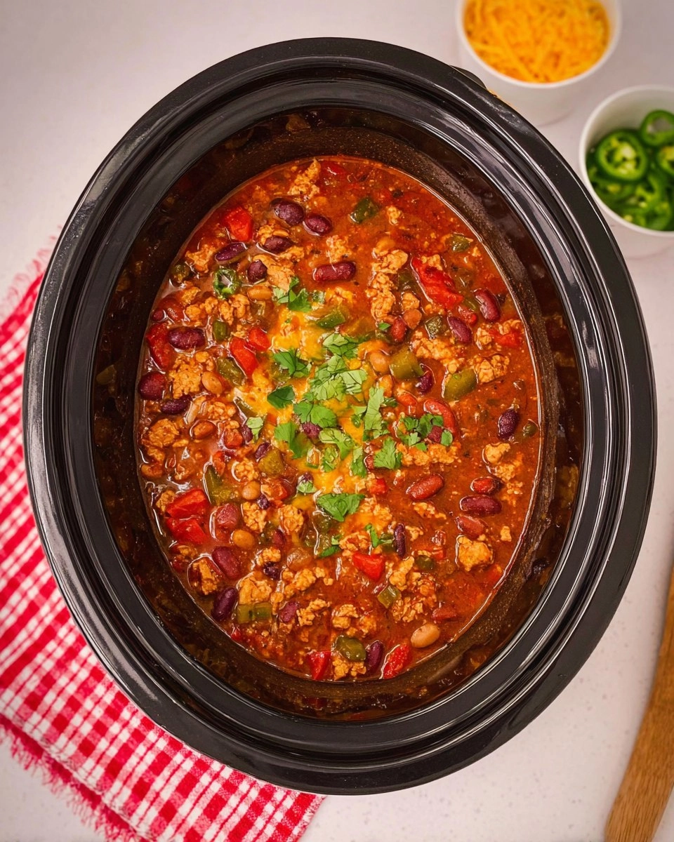 Crockpot Turkey Chili