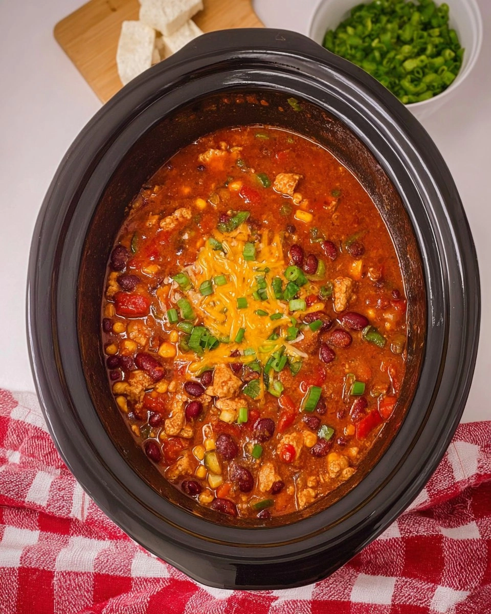 Crockpot Turkey Chili