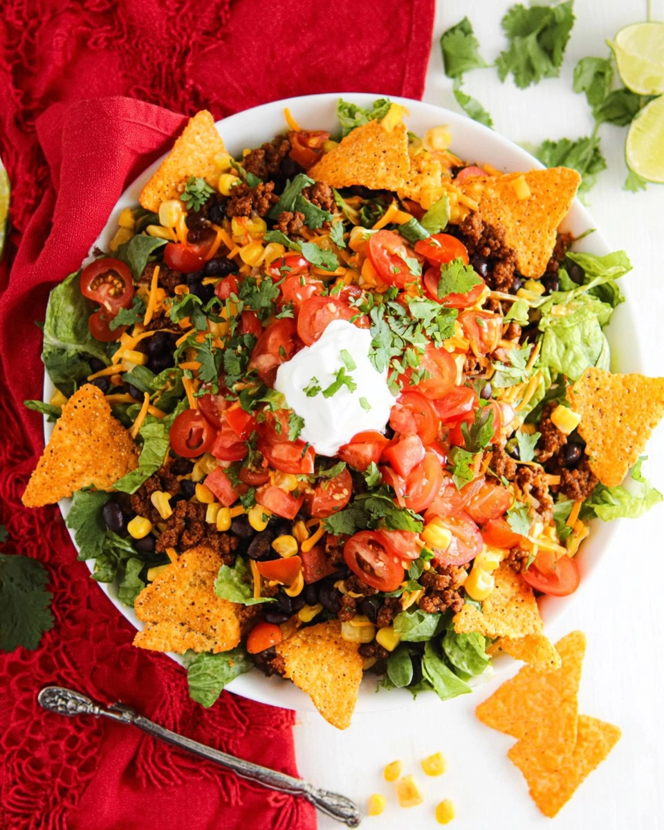 Dorito Beef Taco Salad Bowl