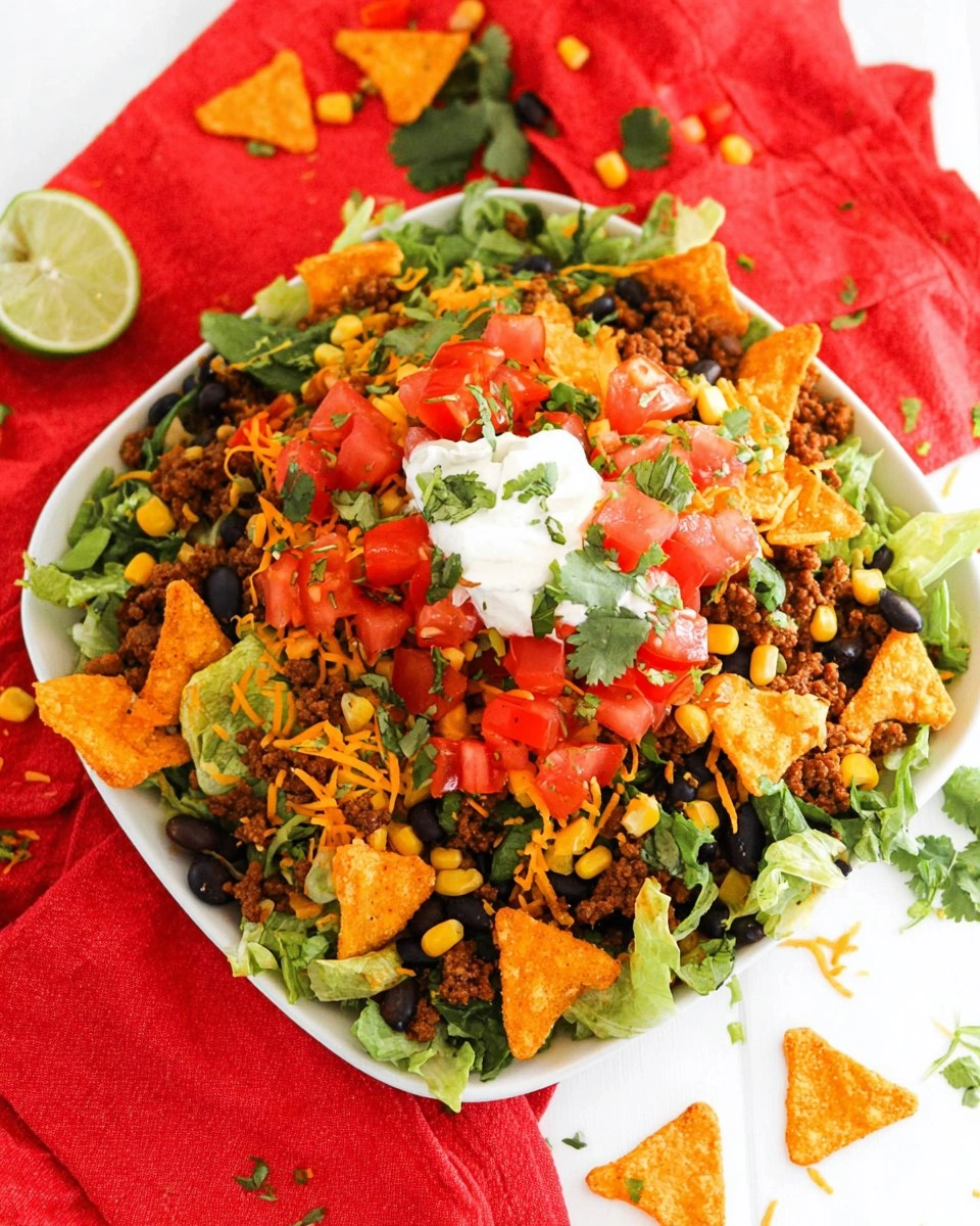 Dorito Beef Taco Salad Bowl