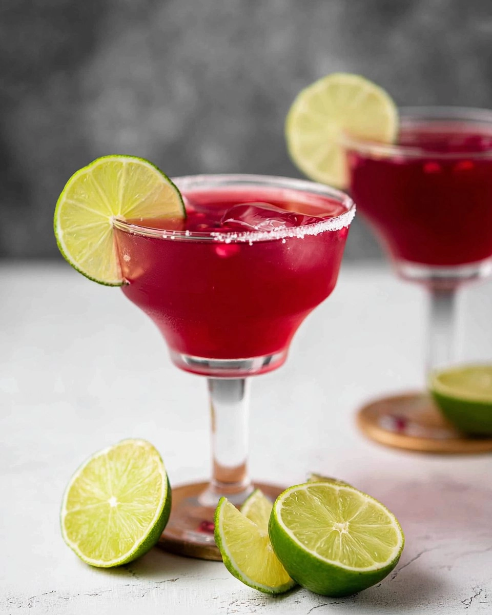 Easy Pomegranate Margaritas