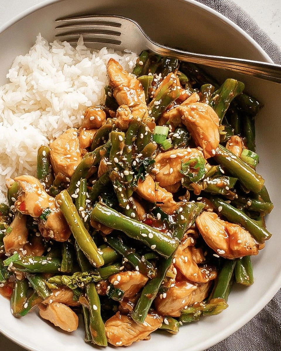 Green Bean Chicken Stir Fry