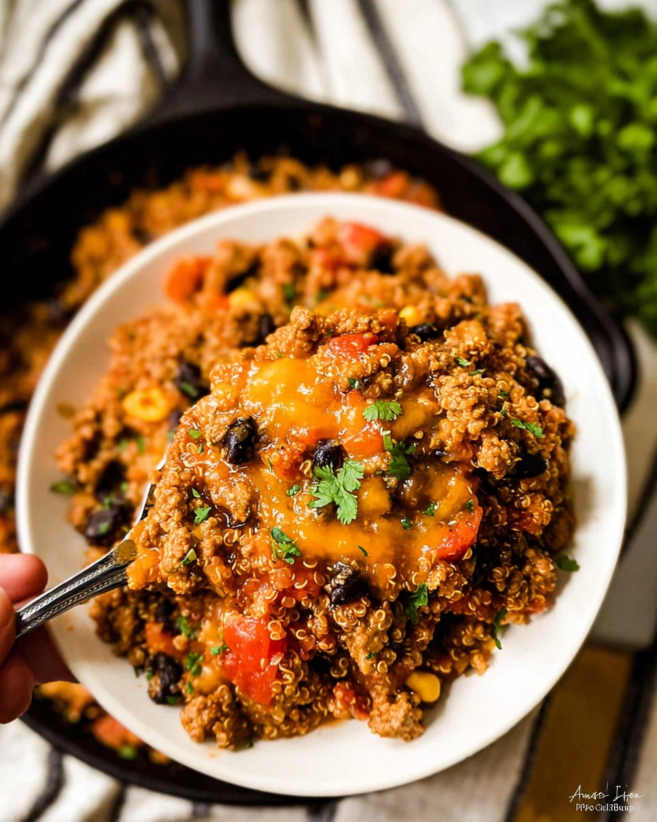 Ground Turkey Quinoa Skillet
