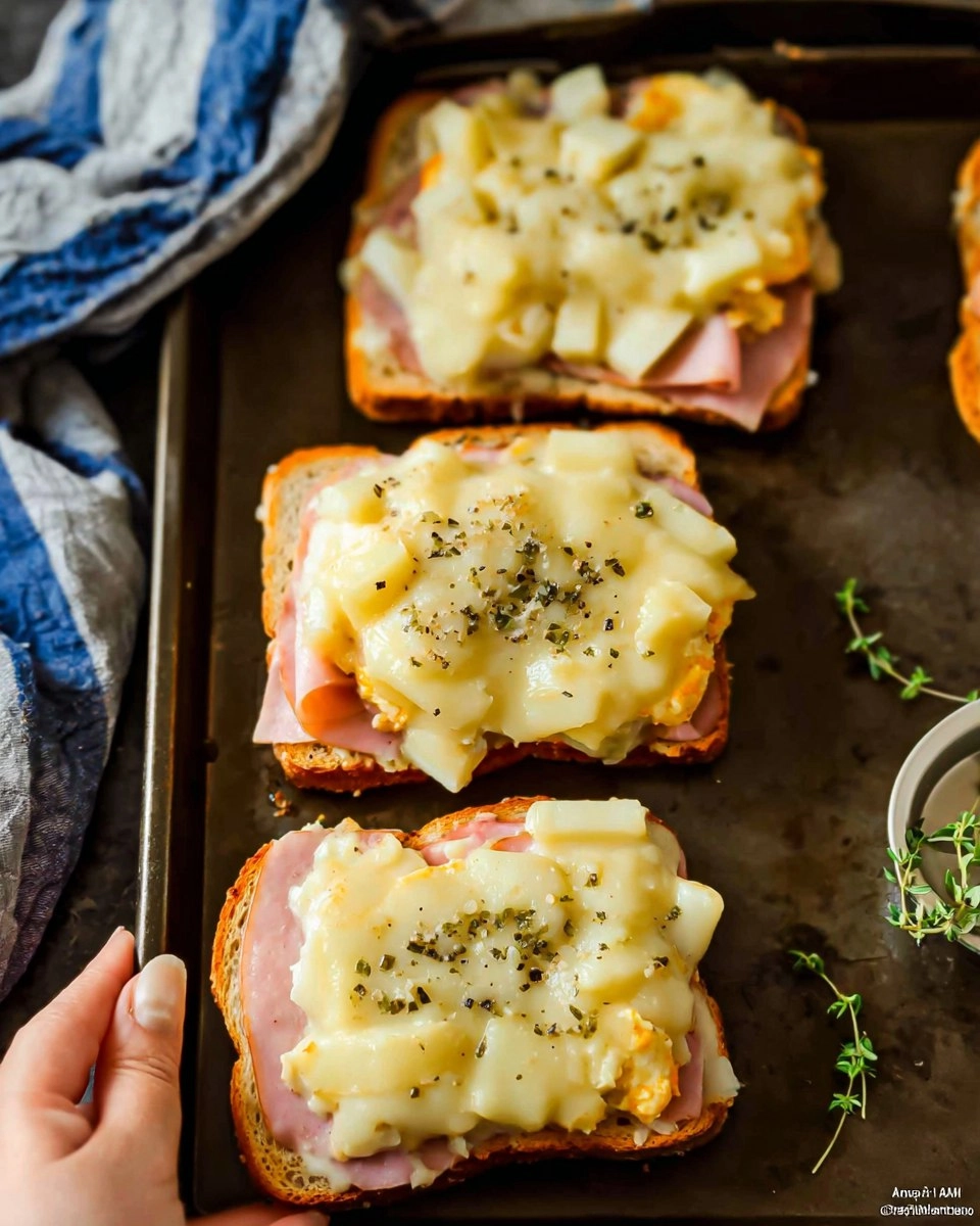 Ham, Egg and Cheese Toast