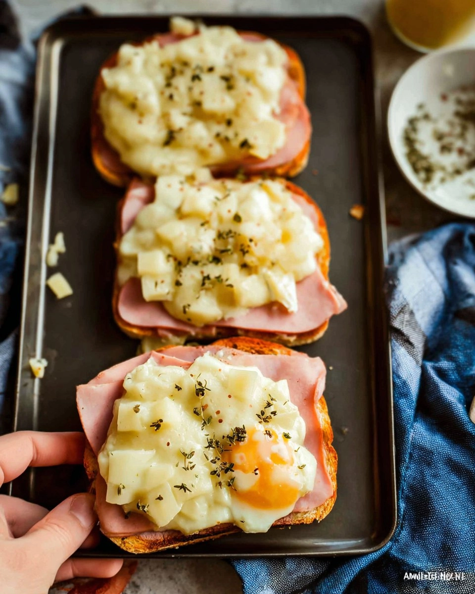 Ham, Egg and Cheese Toast