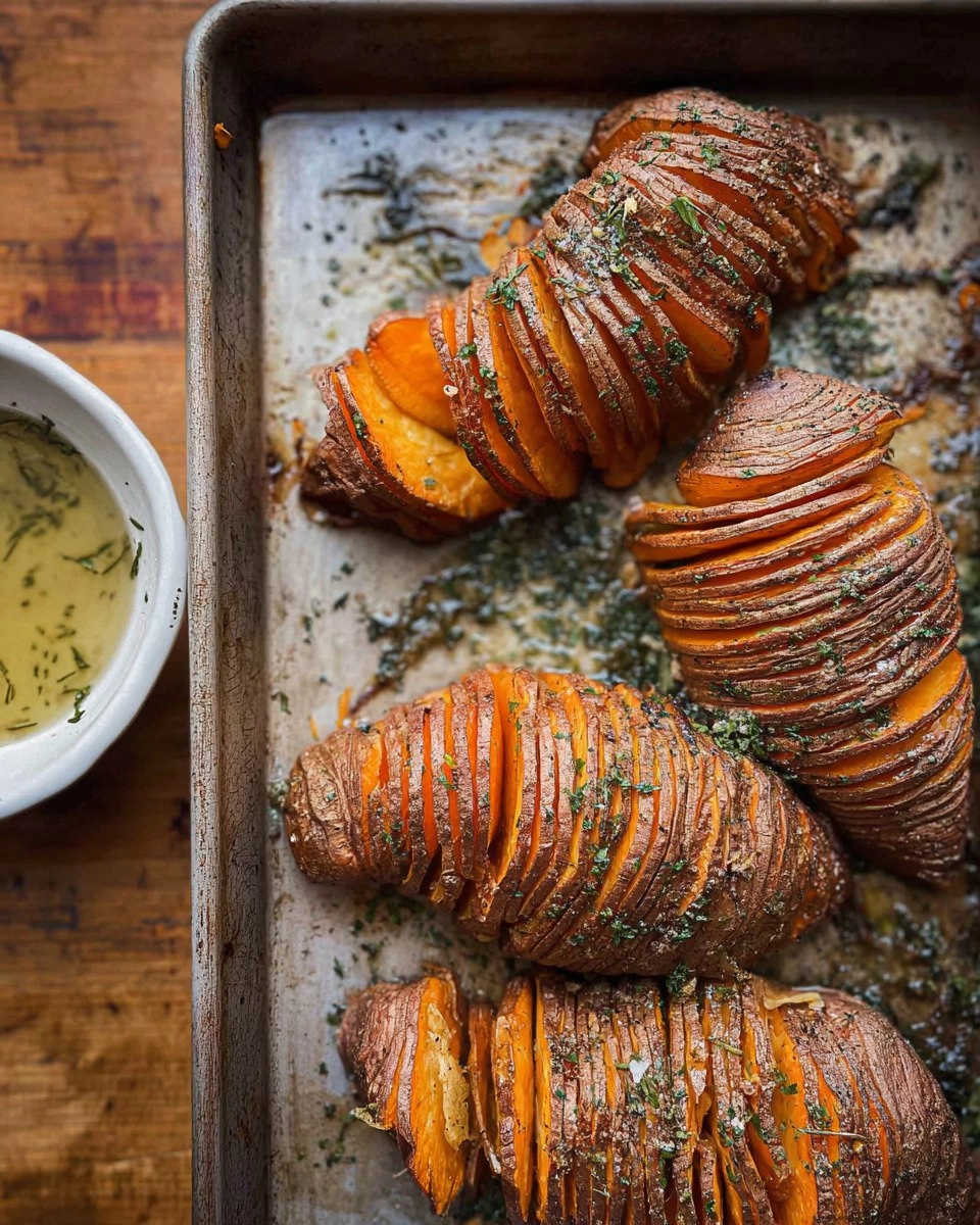 Hasselback Sweet Potatoes