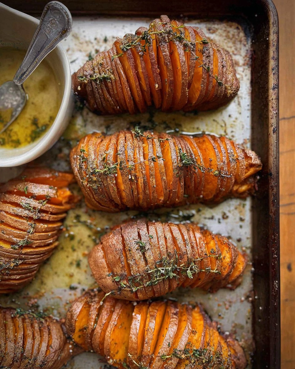 Hasselback Sweet Potatoes