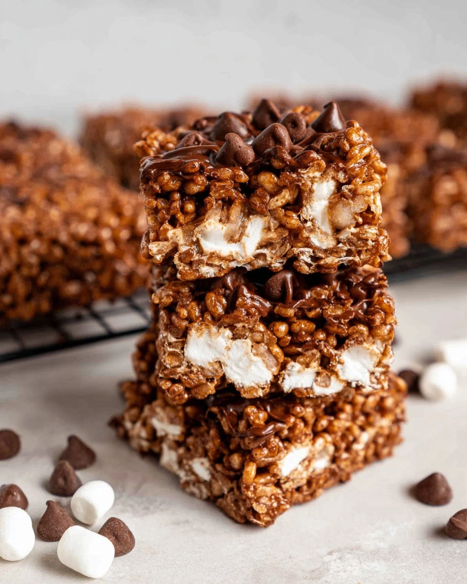Hot Chocolate Rice Krispie Treats