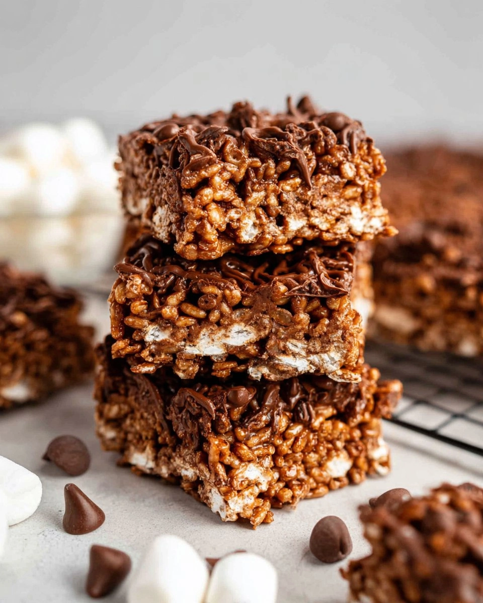 Hot Chocolate Rice Krispie Treats