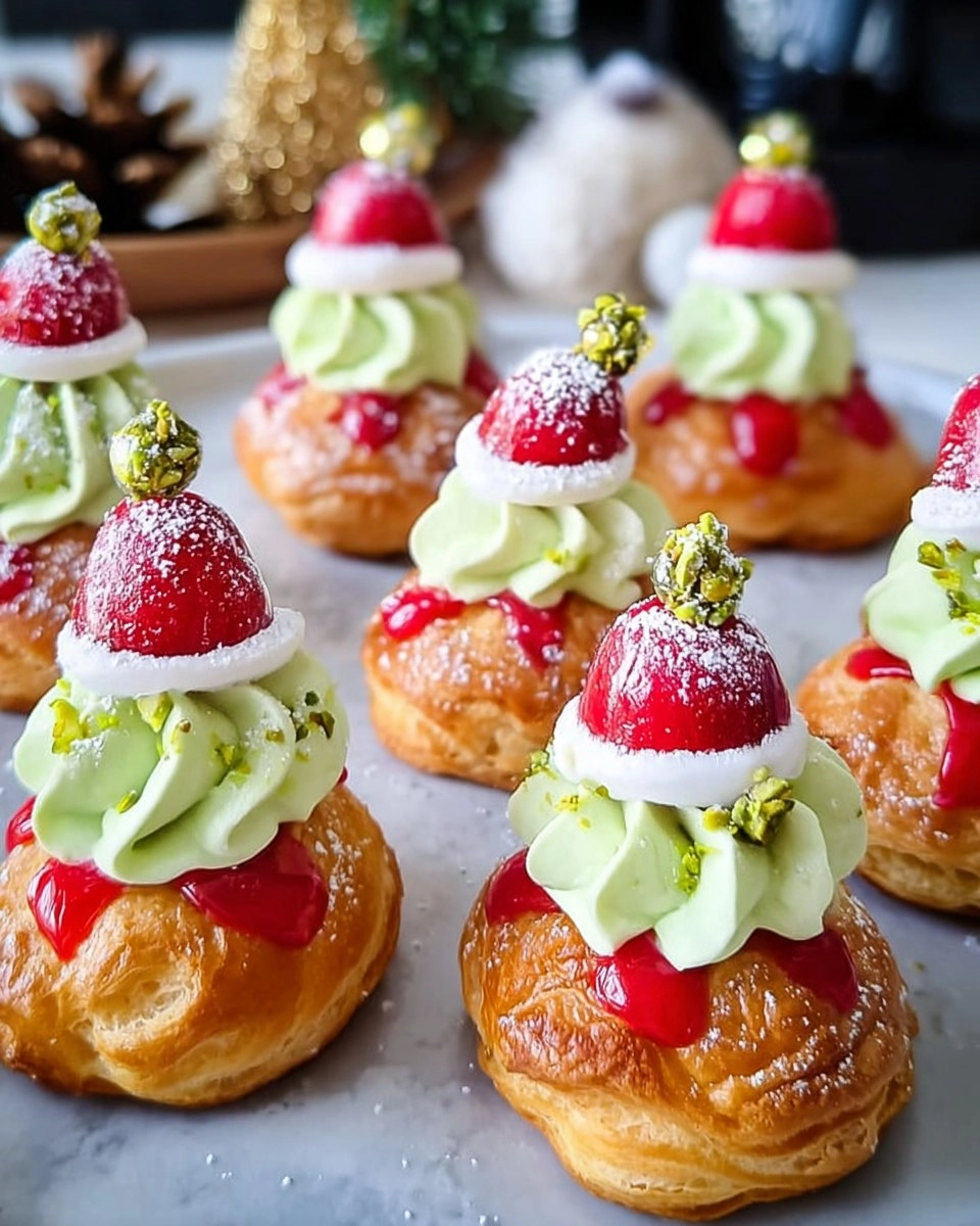 Irresistible-Christmas-Puffs-with-Creamy-Pistachio-Delight-Recipe