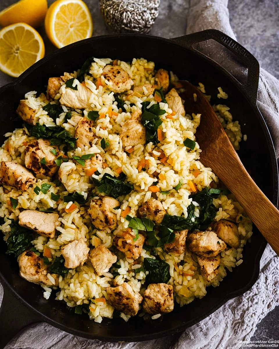 Lemon-Chicken-Rice-Skillet-Recipe