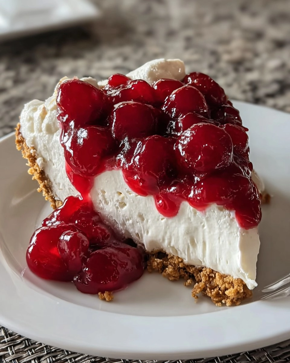 No-Bake Cherry Cheesecake