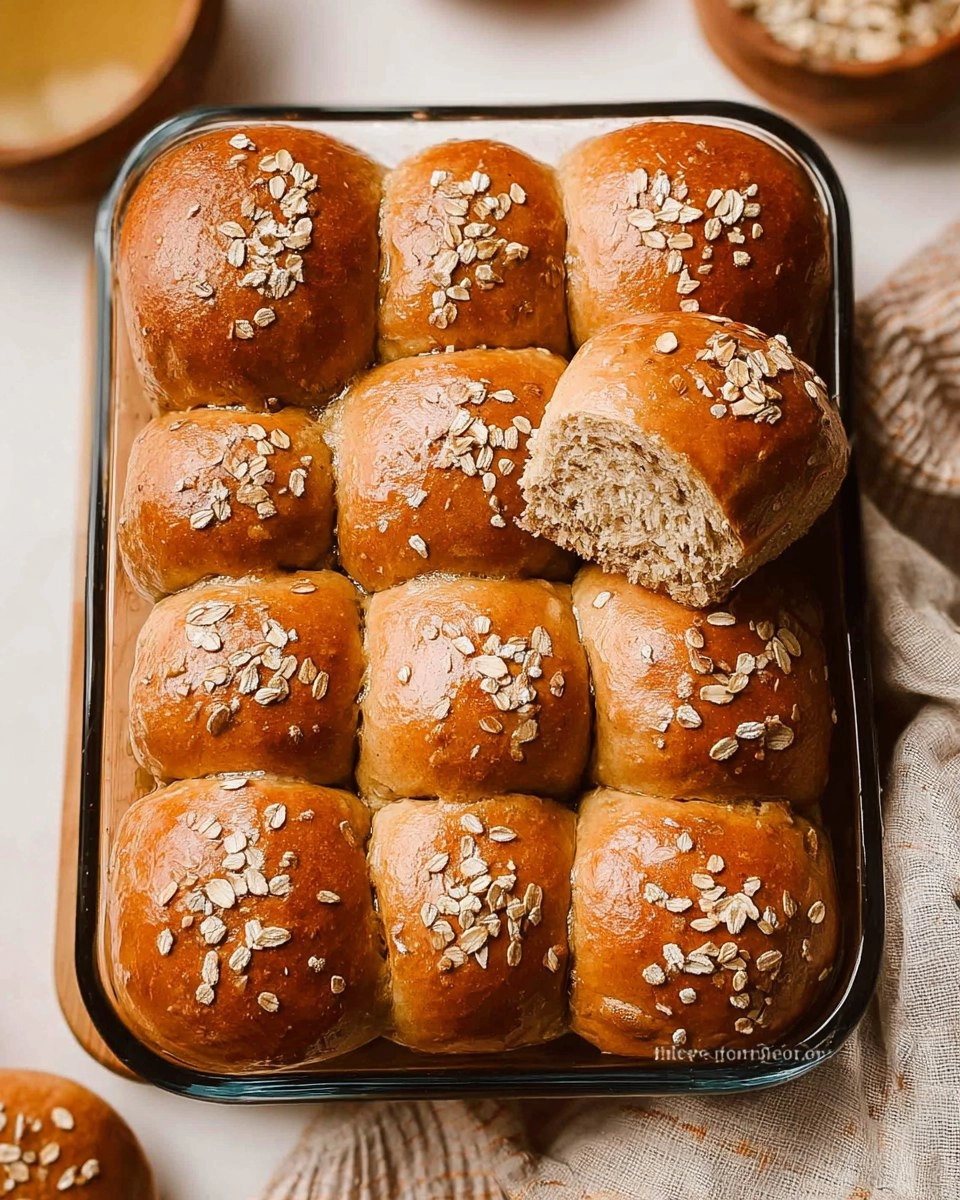 Oatmeal Molasses Dinner Rolls