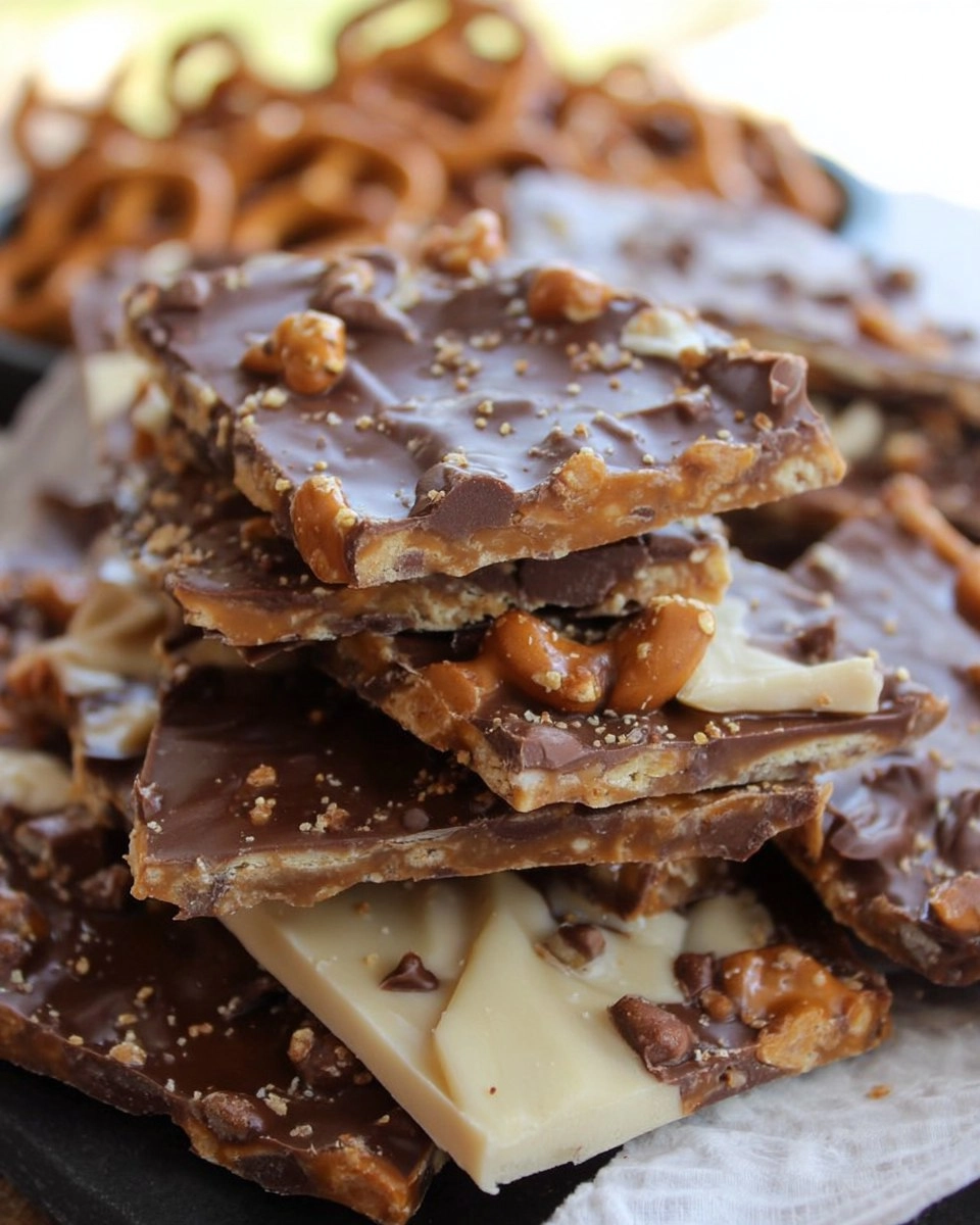 Pretzel Toffee Bark