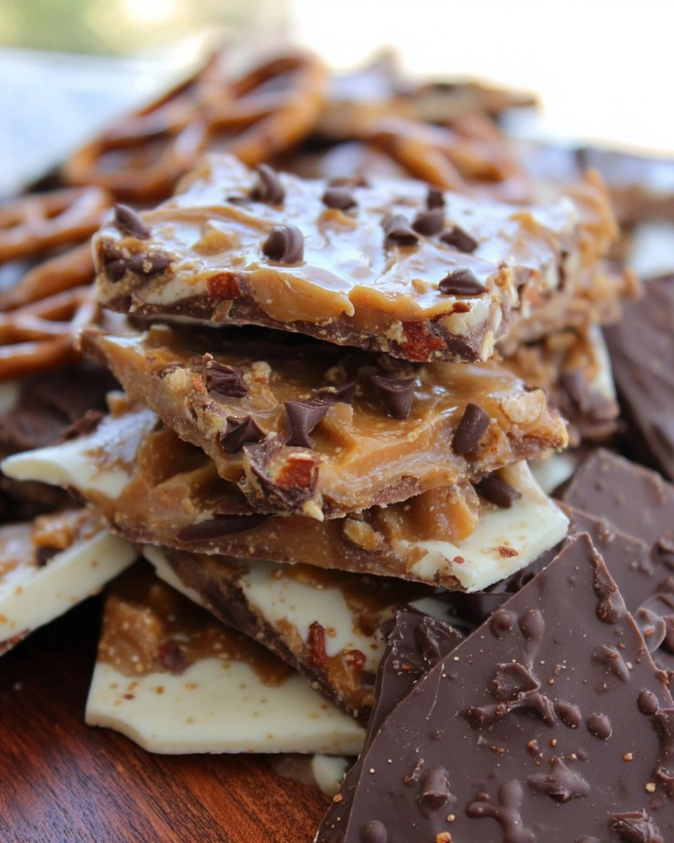 Pretzel Toffee Bark