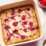 Raspberry-Cottage-Cheese-Baked-Oatmeal-Recipe
