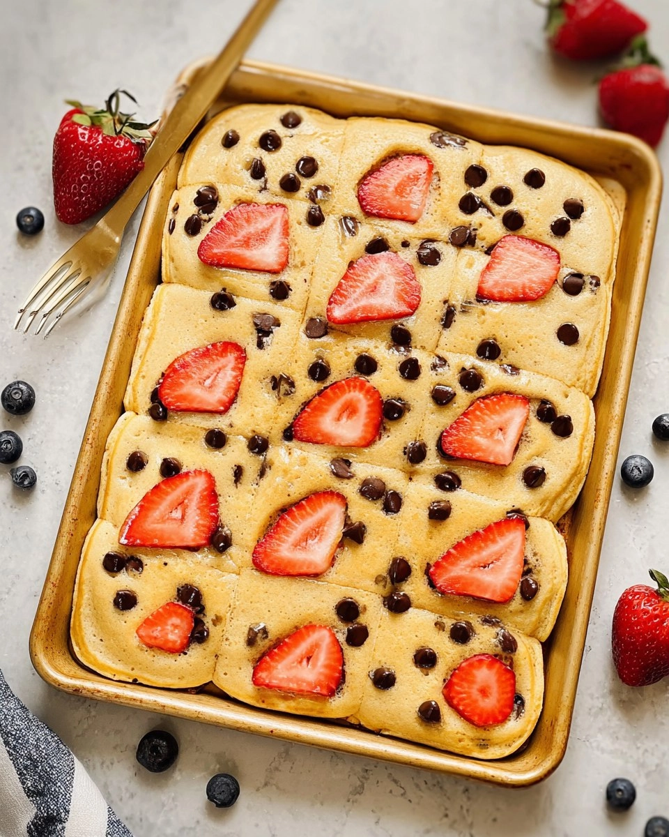 Sheet Pan Pancakes (Made with Kodiak Mix)