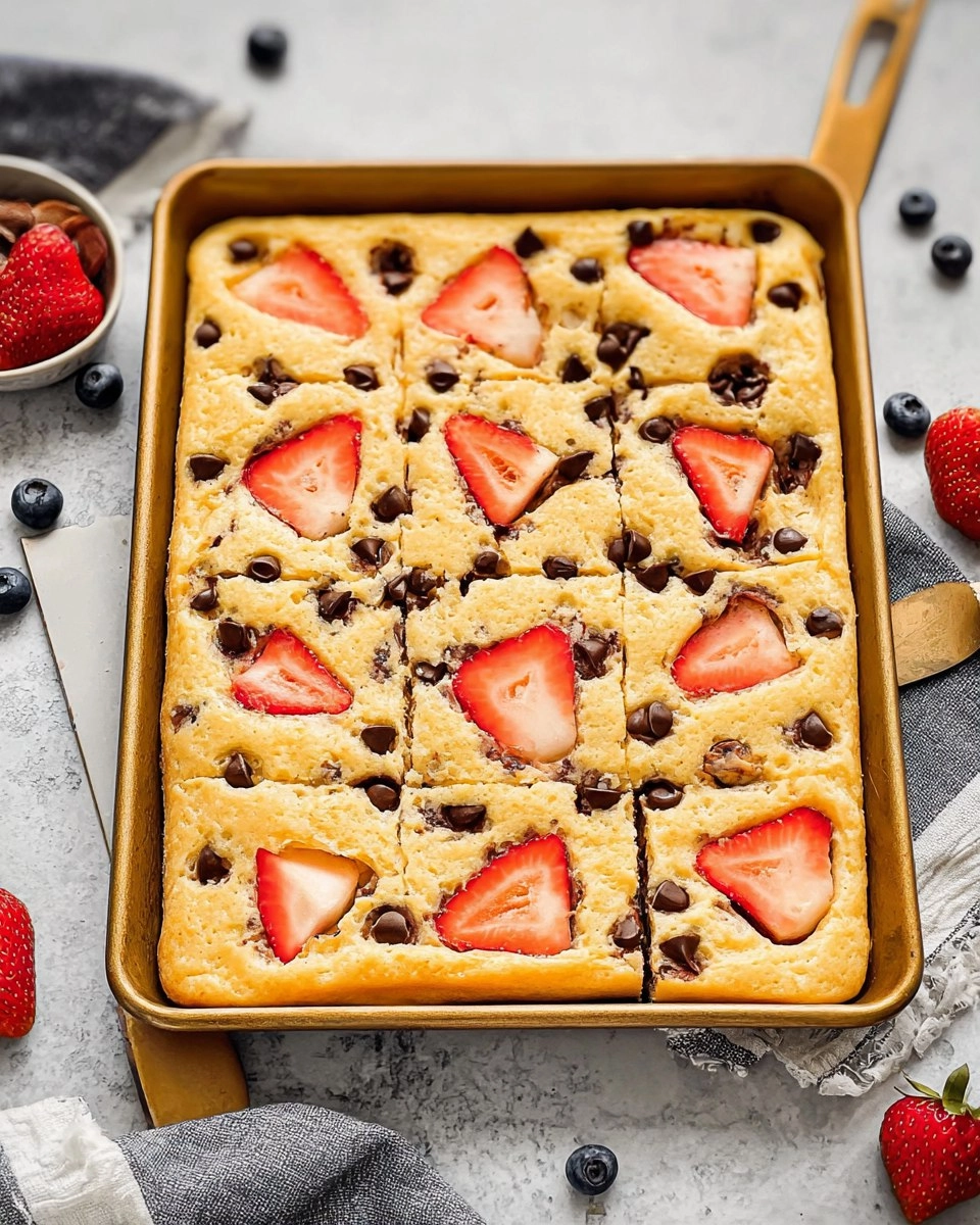 Sheet Pan Pancakes (Made with Kodiak Mix)