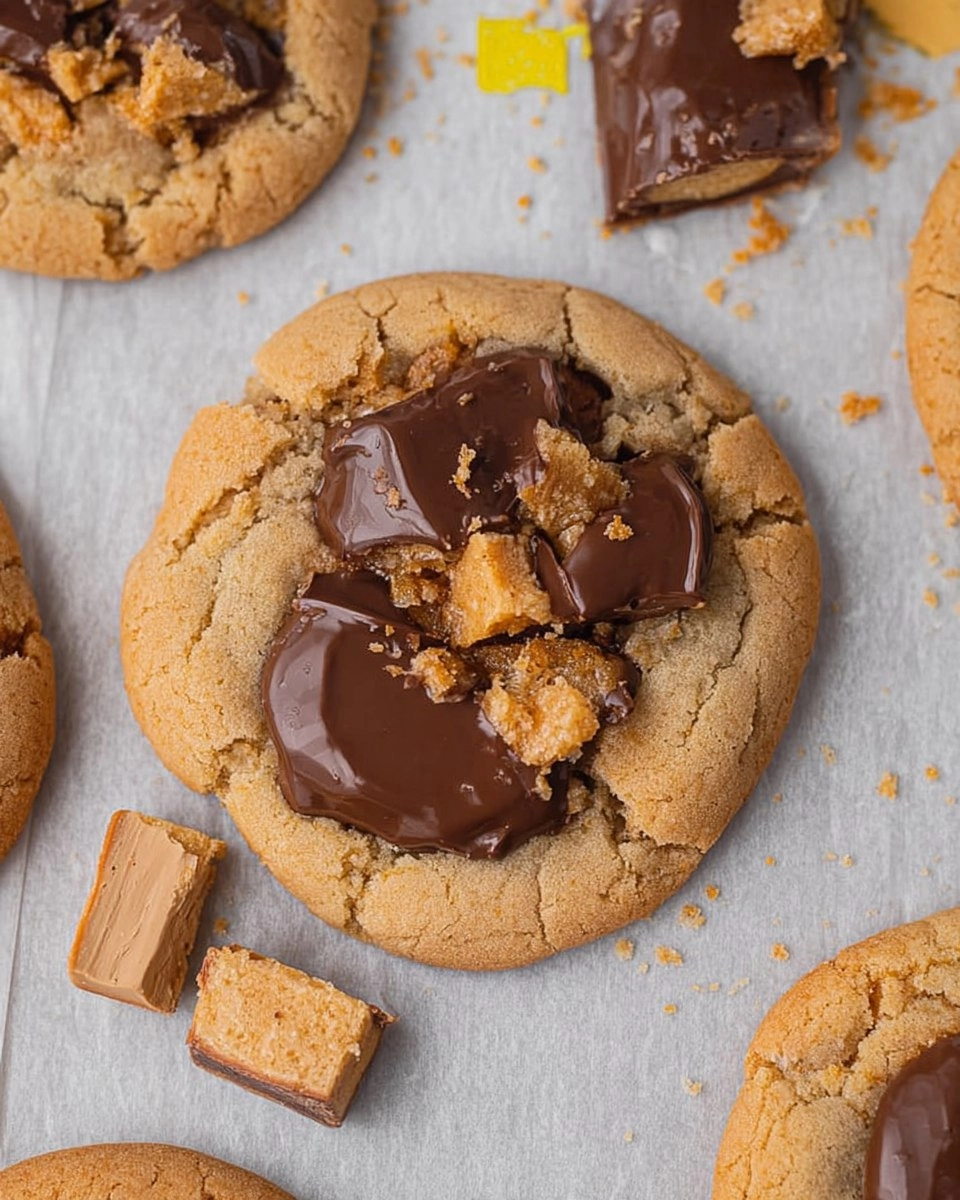 Soft & Chewy Crumbl Butterfinger Cookies Copycat 108 Soft & Chewy Crumbl Butterfinger Cookies Copycat