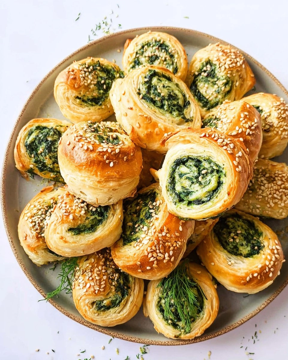 Spinach Puff Pastry Appetizer