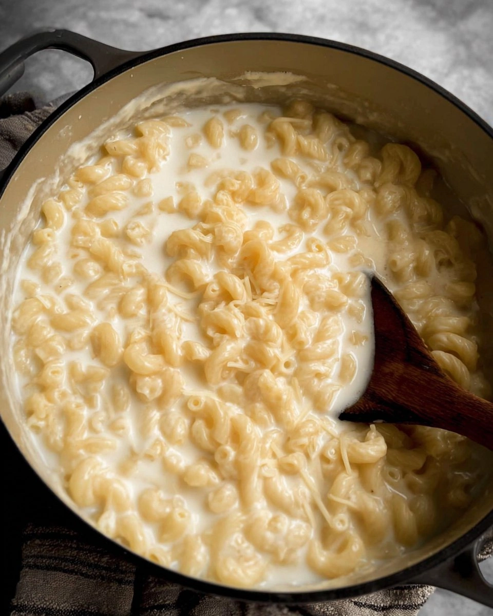 Stovetop Mac and Cheese with White Cheddar