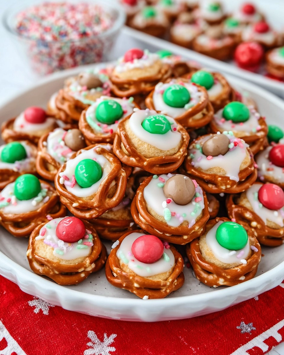 Sugar Cookie Pretzel Bites