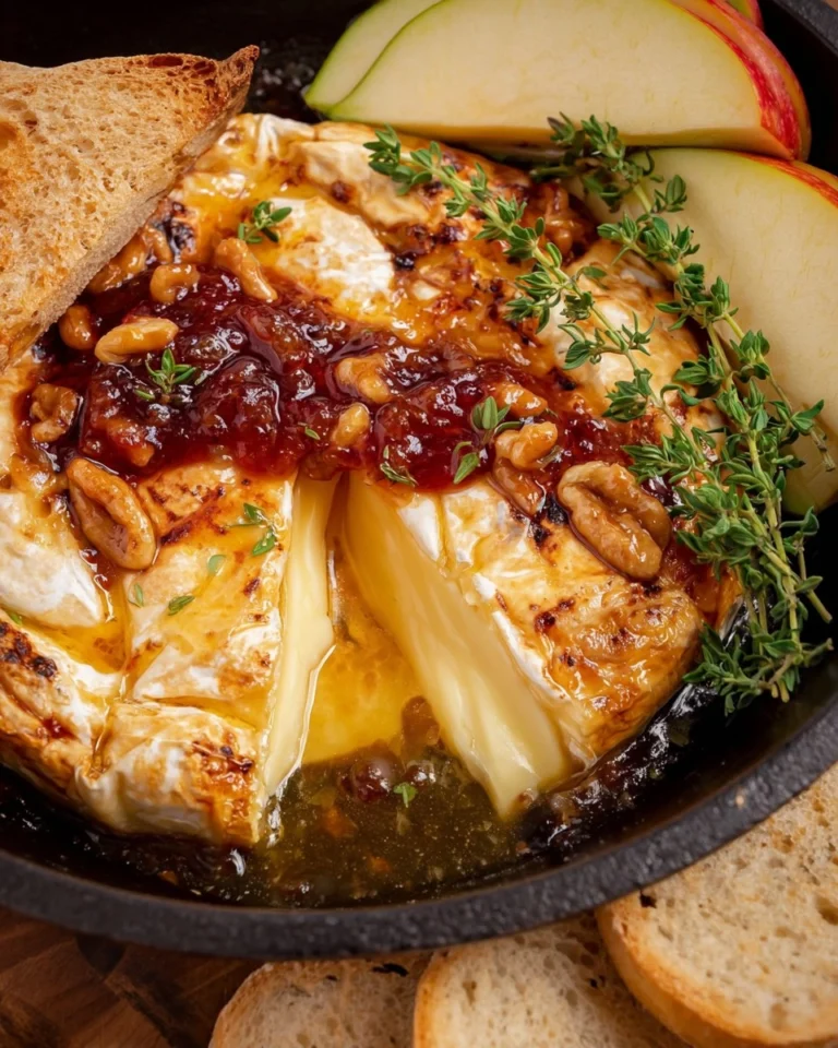 Baked-Brie-and-Preserves-Recipe