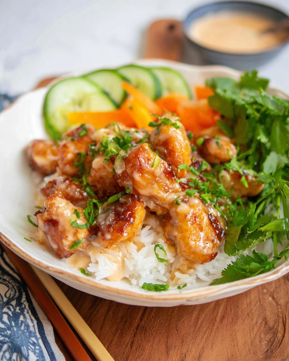 Bang Bang Chicken and Rice Bowl 141 Bang Bang Chicken and Rice Bowl