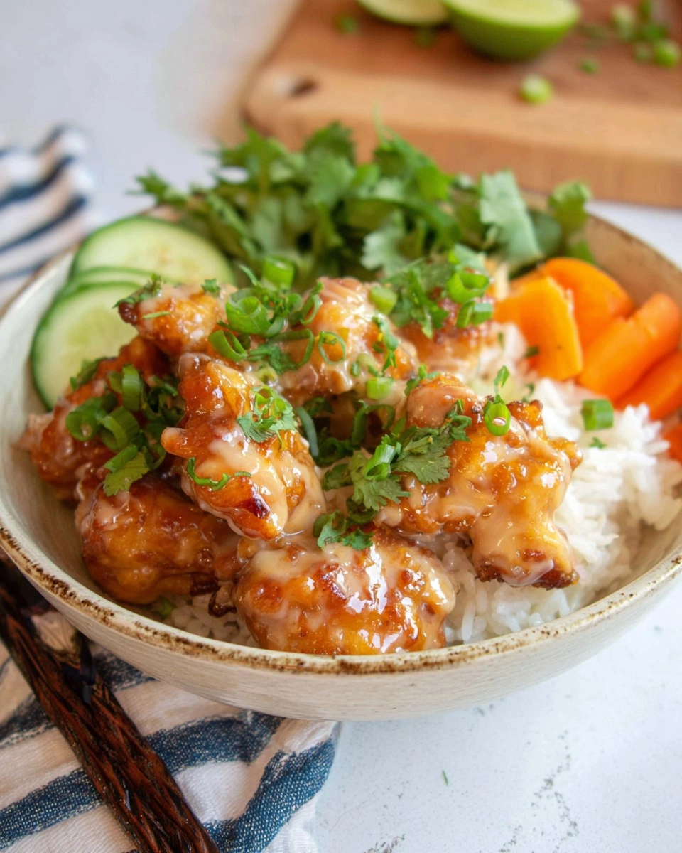 Bang Bang Chicken and Rice Bowl 143 Bang Bang Chicken and Rice Bowl