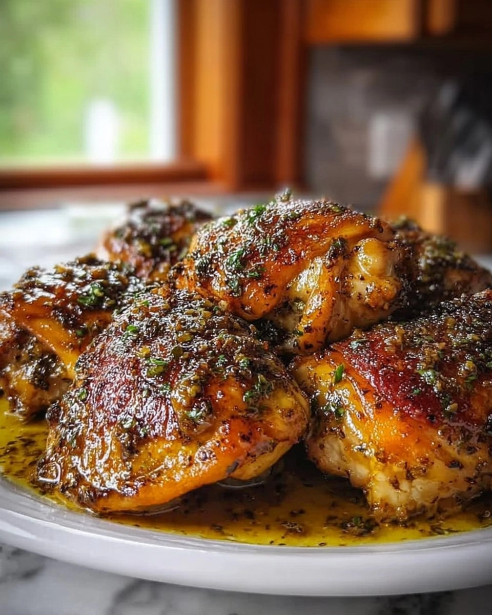 Brown Sugar Dijon Chicken Thighs