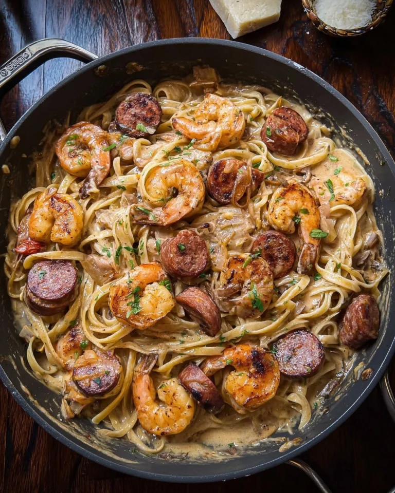 Cajun-Shrimp-and-Sausage-Pasta-Recipe