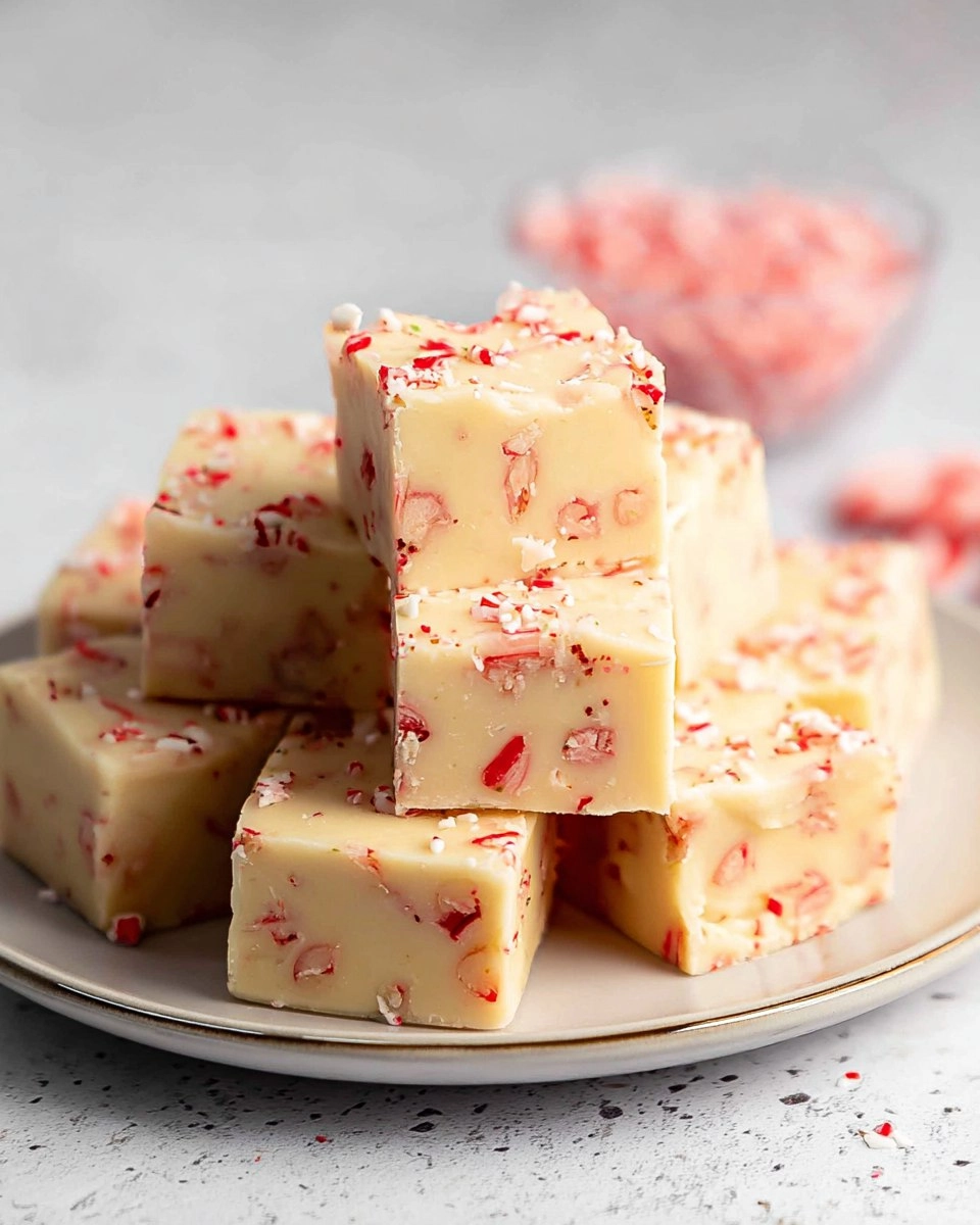 Candy Cane Fudge