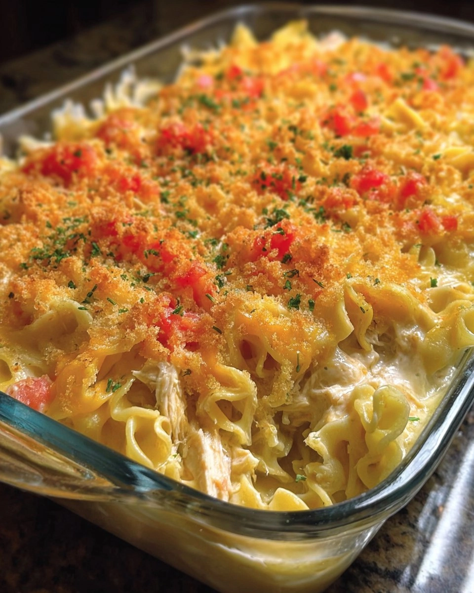 Chicken-Cheddar-Noodle-Bake-Recipe