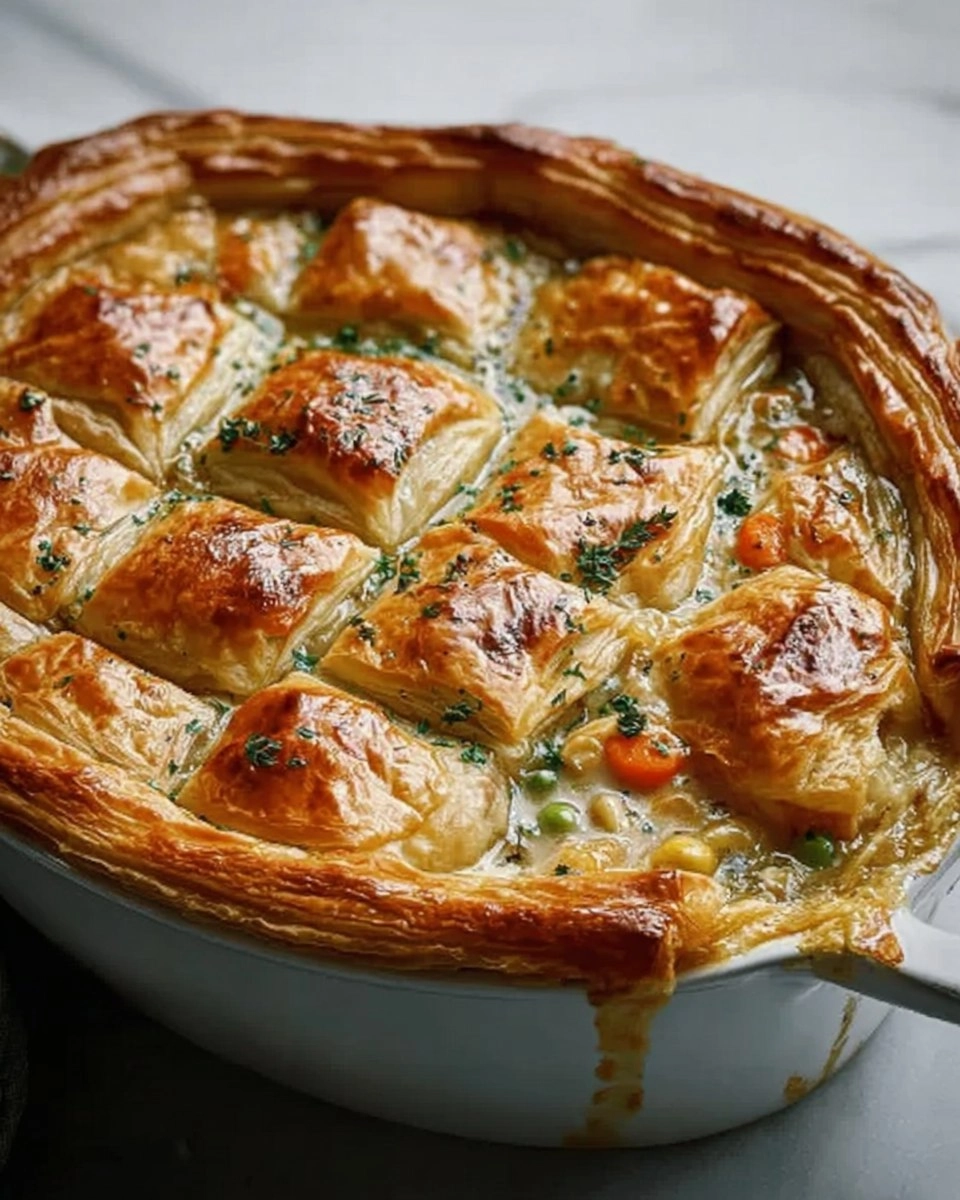 Chicken Pot Pie with Puff Pastry 163 Chicken Pot Pie with Puff Pastry