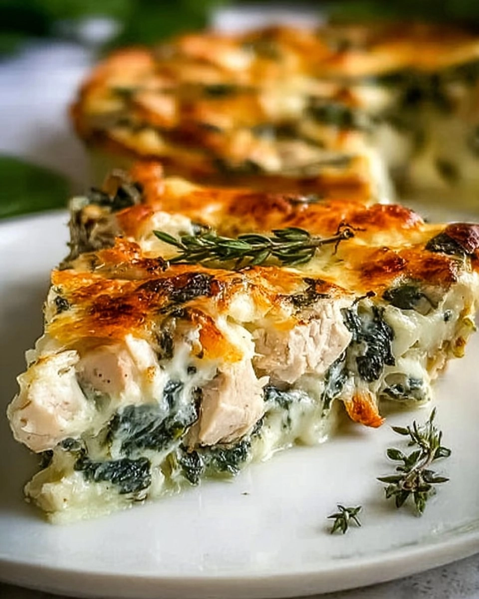 Chicken and Spinach Casserole with Cream Cheese